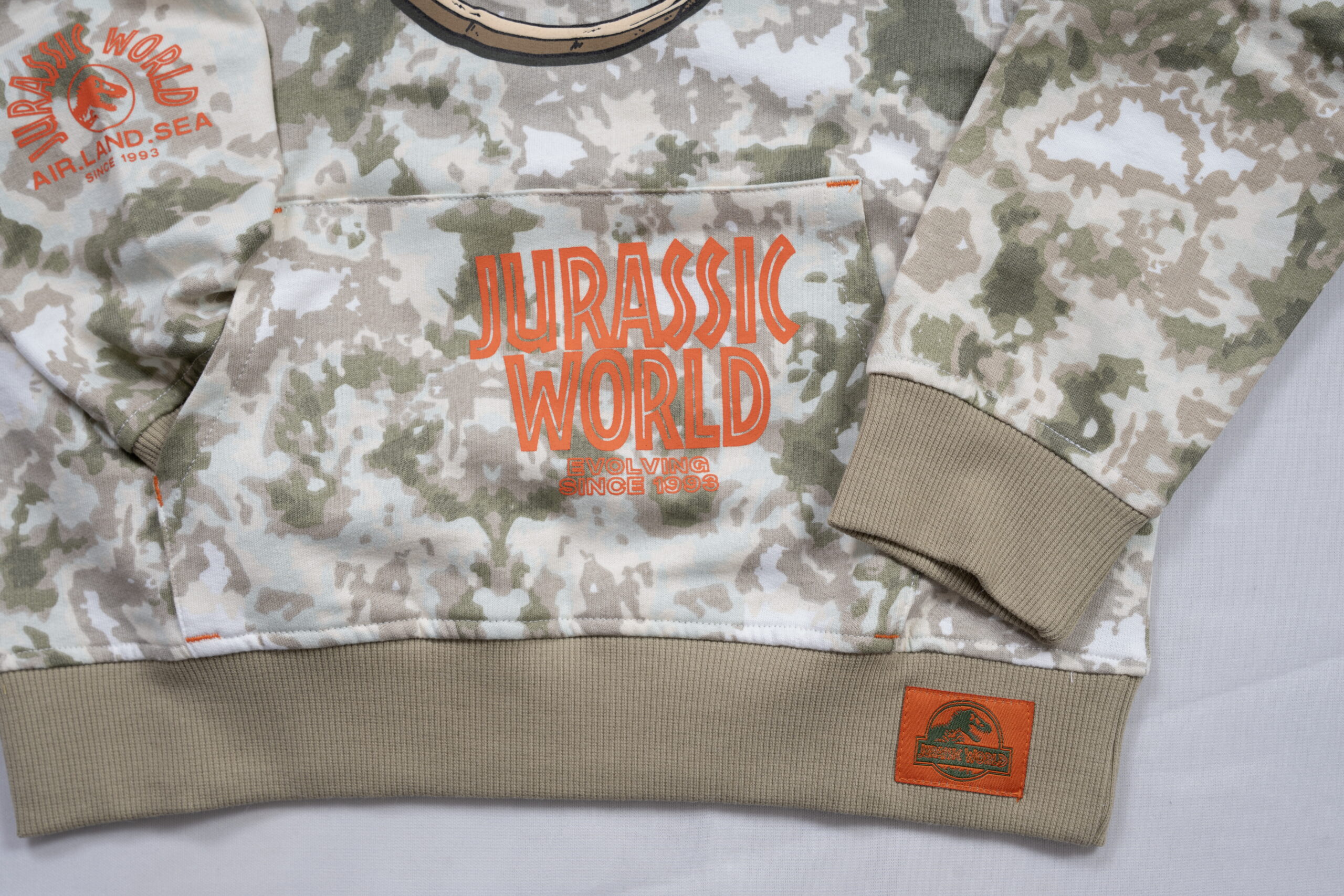 Jurassic World Camo Print Cotton Hoodie - Image 3