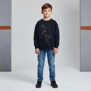 Jurassic World Anthracite Cotton Sweater