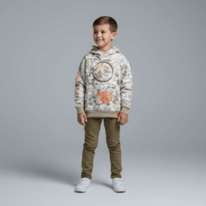 Jurassic World Camo Print Cotton Hoodie
